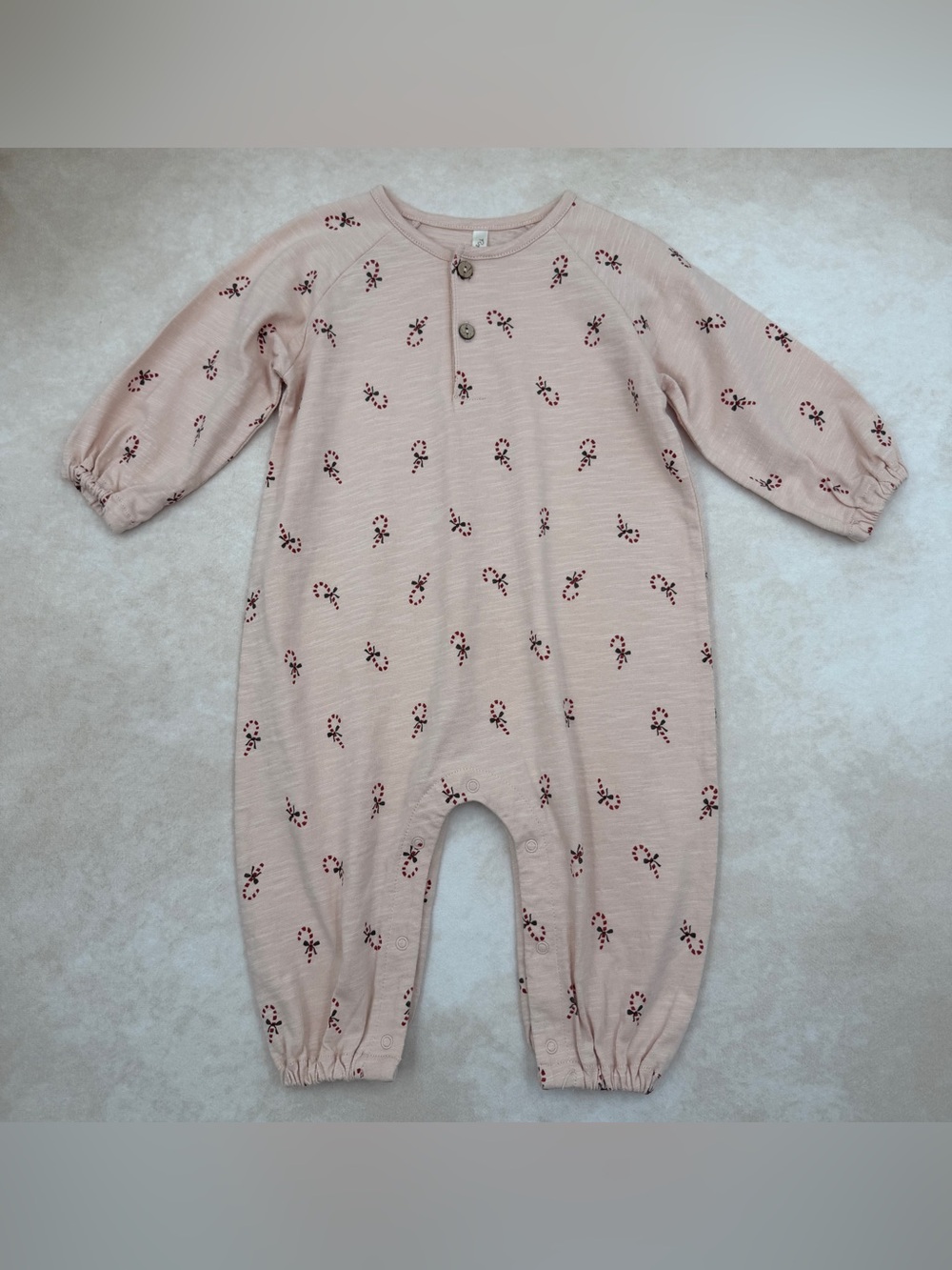 🆕 Rylee + Cru Pink Candy Cane Romper